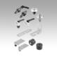 Clamping elements for grid systems