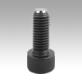 Ball-end thrust screws with head Form FV, flattened and serrated ball with rotation lock