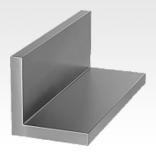 L-profiles grey cast iron or aluminium