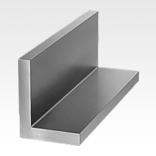 L-profiles unequal grey cast iron or aluminium