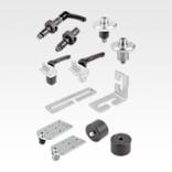 Clamping elements for grid systems