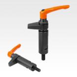 Hook clamp with collar and clamping lever with clamping force intensifier