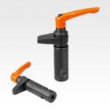 Hook clamp with collar and clamping lever with clamping force intensifier