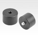 Pivot bearing, steel with external thread