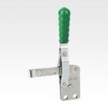 Toggle clamps verticalwith straight foot and full clamping lever