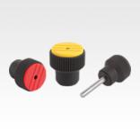 Knurled torque knobs