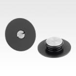 Aluminium cap for holes and screw heads with hex socket