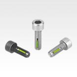 Socket head screws DIN EN ISO 4762 with thread lock