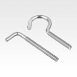 Threaded hooks type 11E and type 4E, steel