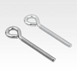 Eyebolts type 48 steel or stainless steel