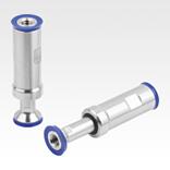 Spacer, adjustable, stainless steel with sealing washer in Hygienic DESIGN