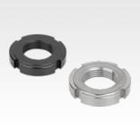 Slotted round nuts DIN 1804