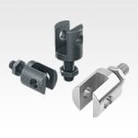 Clevises with screw, steel or stainless steel