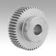 Spur gears stainless steel, module 1 toothing milled, straight teeth, engagement angle 20°