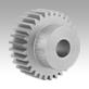 Spur gears stainless steel, module 1.5 toothing milled, straight teeth, engagement angle 20°