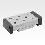 Precision slides roller mounted with end plates and location holes