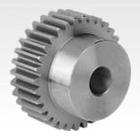 Spur gears in steel, module 1.5 toothing milled, straight teeth, engagement angle 20°