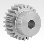 Spur gears stainless steel, module 2 toothing milled, straight teeth, engagement angle 20°