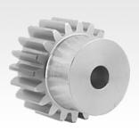 Spur gears stainless steel, module 2.5 toothing milled, straight teeth, engagement angle 20°