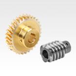 Worm gears, right-hand centre distance 33 mm