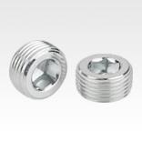 Screw plugs with hexagon socket DIN 906, tapered thread