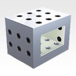 Tooling blocks, grey cast iron with grid holes