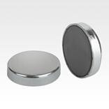 Magnets shallow pot hard ferrite