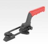 Toggle clamps latch horizontal heavy-duty with catch plate