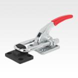 Toggle clamps latch horizontal heavy-duty with catch plate