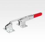 Toggle clamps hook horizontal with catch plate