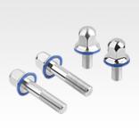 Hexagon head bolts, stainless steel with seal washer in Hygienic DESIGN