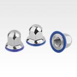 Hex nuts, stainless steel with seal washer in Hygienic DESIGN