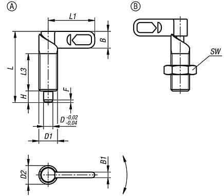 Cam-action indexing plungers stainless steel 