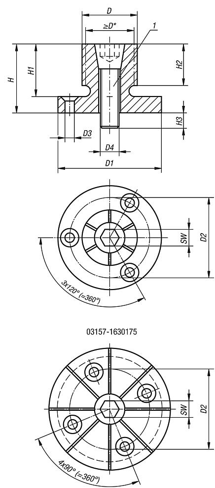 Mandrel collets