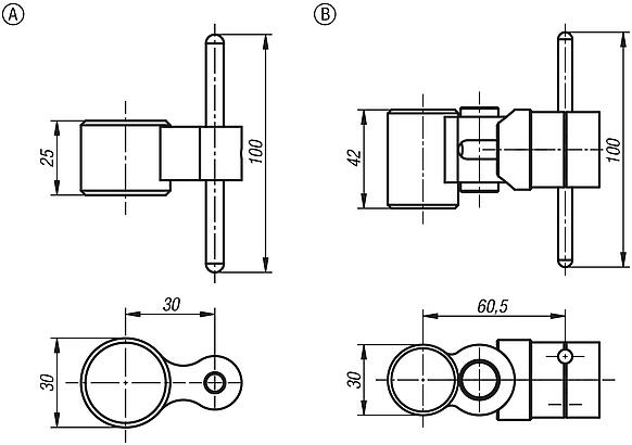 Workpiece stops, magnetic