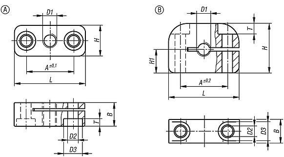 Mounting bracket aluminium