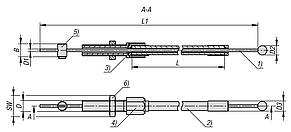 Bowden cables for indexing plungers with remote actuation