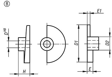 Door latch, Form B