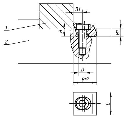 Chock clamps