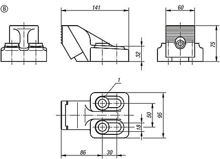 Side stops, Form B