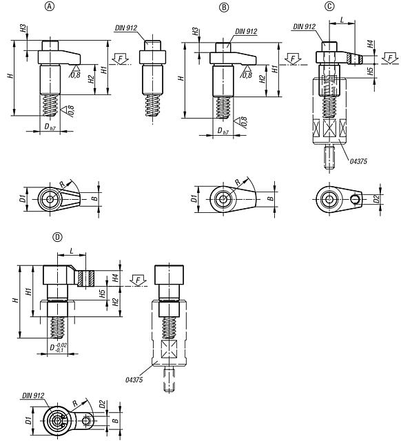 Hook clamps