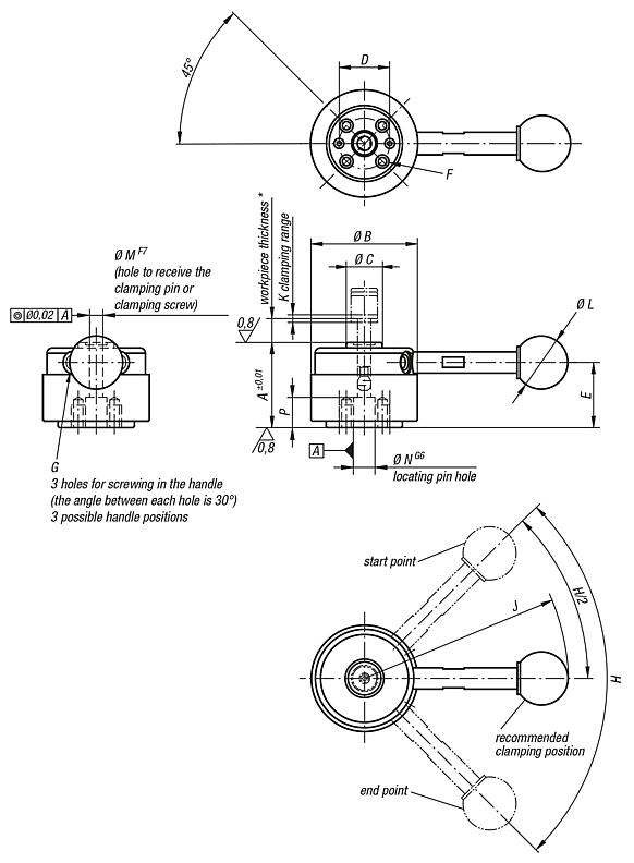 Pull clamps