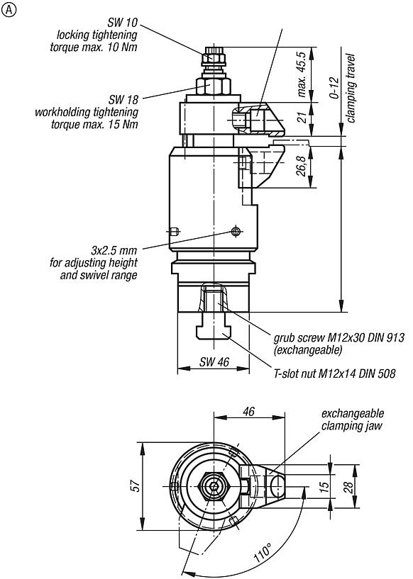 Floating clamps with separate workpiece clamp and interlock