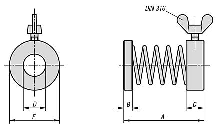 Clamp springs