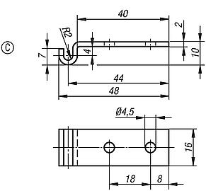 Catch plates, Form C