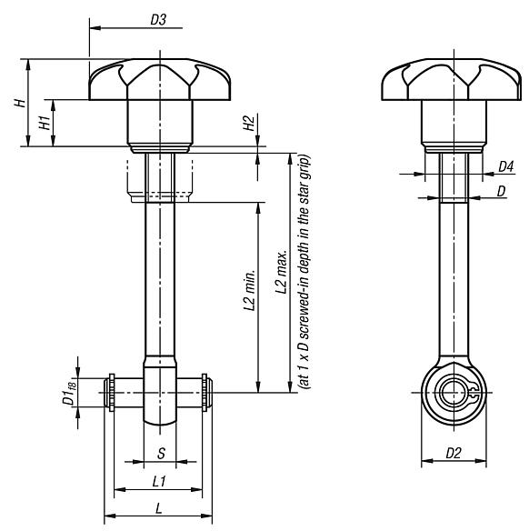 Swing screws