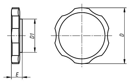 星型旋钮 适用内六角螺栓