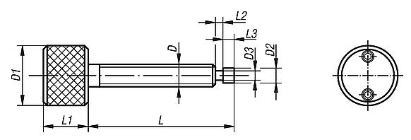 Torque screws with slot coupling