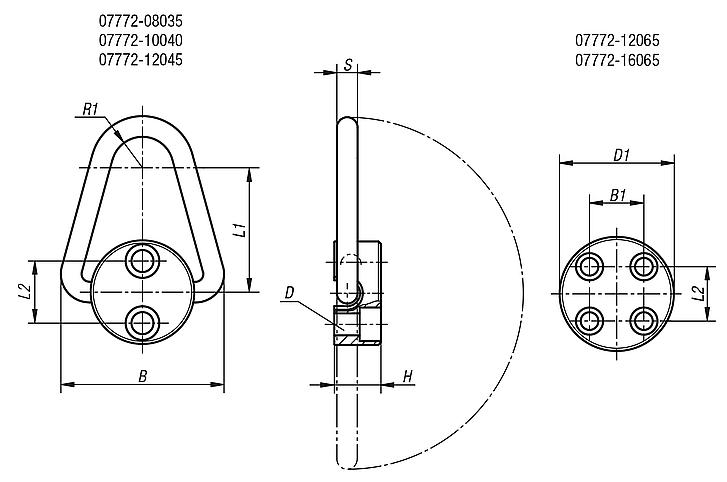 Flip-Flop hoist rings