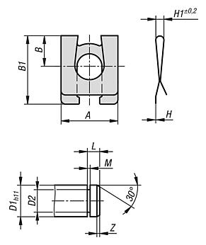 SL retainers, steel